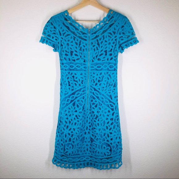 Sea New York Lace Pattern Mini Dress Size 2 EUC - Picture 8 of 8
